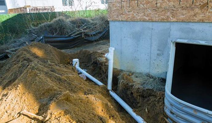 Exterior Drainage Solution by My Basement Repair Pro
