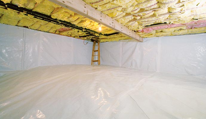 crawl space moisture control