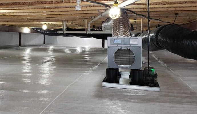 Crawlspace Dehumidification Services by My Basement Repair Pro