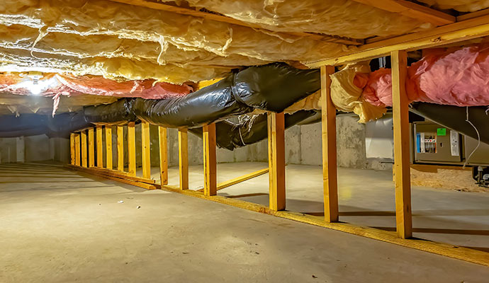 insulation in crawl space