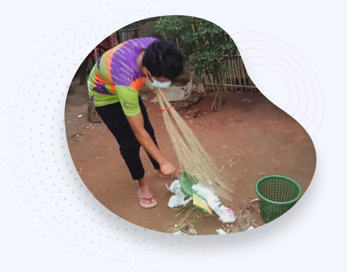 Shrabon Is Cleaning His Neighborhood